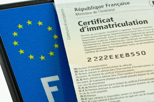 Comment faire la carte grise française d’un véhicule importé.